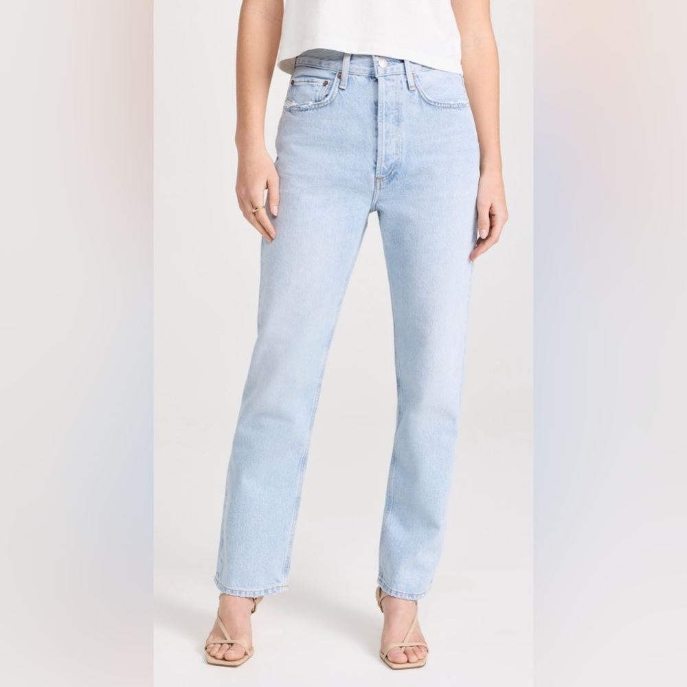Agolde 90'S Pinch Waist High Rise Straight Focus Jeans 25
